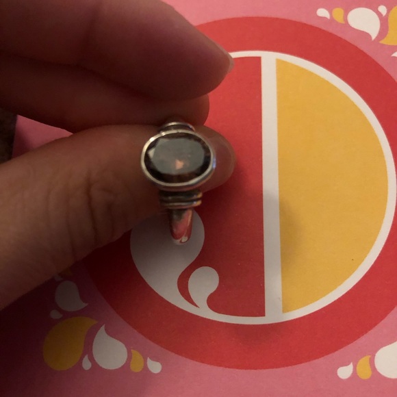 Silver and Mystic Topaz Ring - Picture 6 of 8